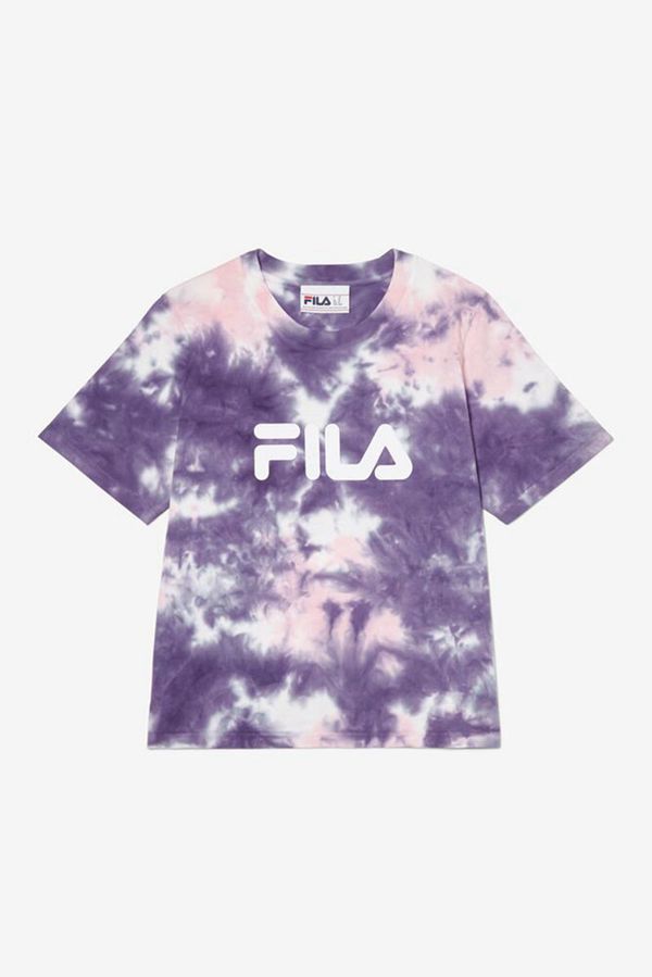 Fila Tričká Damske Nachový / Ruzove - Hannah Tie Dye Vypredaj - Slovakia 45307-OTQB